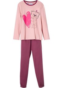 Lapset Tyttöjen pyjama (2-os. setti), väritön, 92/98, 100% puuvilla, bonprix