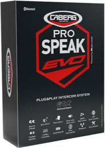 CABERG Pro Speak Evo, sistema di comunicazione , colore: Nero