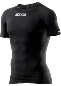 Sixs TS1, functioneel shirt korte mouwen unisex , kleur: Zwart/Zwart , maat: 3XL/4XL