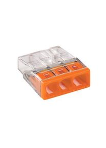 WAGO Bornier serre-fils, 0.5 2.5mm², 3 Pôles - 2273-203