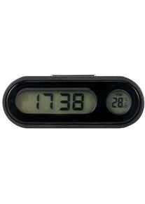 Ccykxa - Horloge de voiture, horloge numérique de voiture avec thermomètre Mini horloge de tableau de bord de voiture (horloge numérique de voiture)
