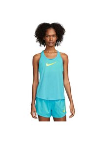 Nike Damen One Dri-Fit Swoosh Tank Top blau