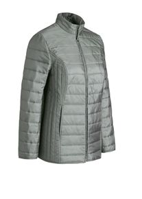 Dames Licht gewatteerde jas in rietgroen ,maat 52, WITT, 100% Polyester