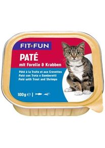 FIT+FUN Adult Paté Forelle & Krabben 64x100 g