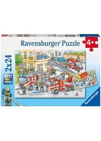 Ravensburger Kinderpuzzle - 07814 Helden Im Einsatz - Puzzle Für Kinder Ab 4 Jahren Mit 2X24 Teilen