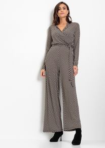 bonprix Femei Salopetă din jerse, negru, 36/38