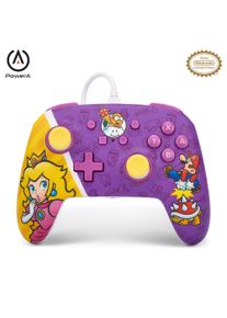 PowerA Enhanced Wired Controller - Nintendo Switch - Princess Peach Battle