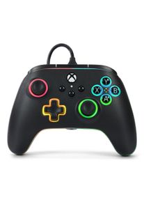 PowerA Advantage Wired Controller - Xbox Series X/S - m/ Lumectra + RGB LED Strip - Black