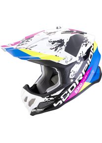 Scorpion VX-22 Air Mips CX, motocross helmet , color: White/Black/Blue , size: XS