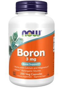 Now Foods, Boron (Bor) 3 mg - 250 Kapseln [1.862,50 EUR pro kg]