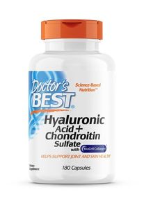 Doctor's Best Doctors Best, Hyaluronic Acid mit Chondroitin Sulfate, 180 Kapseln [621,11 EUR pro kg]