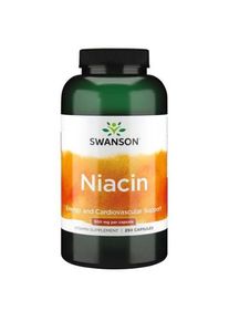 Swanson Health Products Swanson, Niacin, 500mg, 250 Kapseln (MHD 11/2024) [127,20 EUR pro kg]
