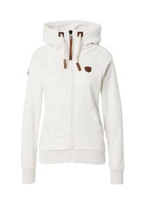 Naketano Sweatjacke 'Brazzo' Damen creme / braun Größe L
