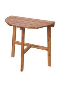 Mendler Tavolo pieghevole HWC-L19, tavolo da giardino tavolo da balcone, interno/esterno pieghevole in legno di acacia certificato MVG 71x70x34cm