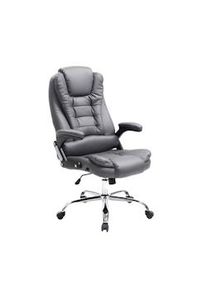 CLP Sedia da ufficio Thor in similpelle grigio