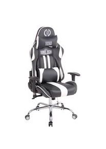 CLP Sedia Ufficio Massaggiante Limit XM In Similpelle bianco/nero