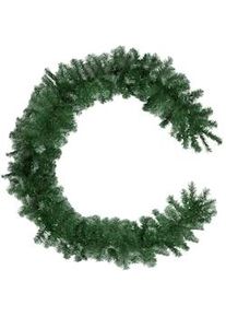 TecTake Guirnalda de Navidad verde con puntas blancas 2,7 m - verde - 403317