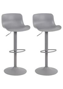 CLP Set 2 Sgabelli Bar Almada In Polipropilene grigio