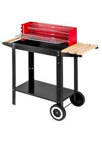 TecTake Grill BBQ - nero/rosso - 402329