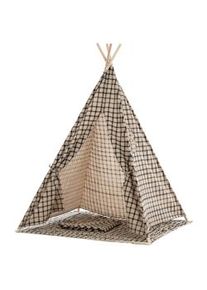 CLP Tenda gioco Esna schwarz kariert