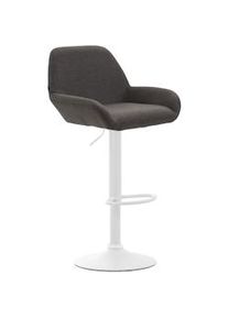 CLP Sgabello Braga in tessuto grigio scuro