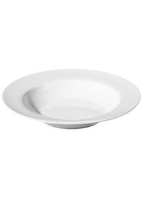 METRO Professional Piatto fondo Fine Dining, porcellana, Ø 21.8 cm, rotondo, lavabile in lavastoviglie, impilabile, bianco, 10 unità