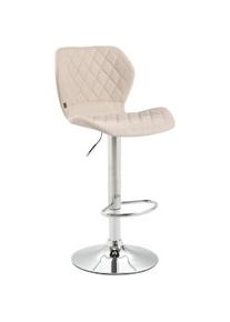 CLP Sgabello bar Cork in tessuto crema