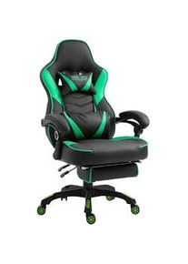 CLP Poltrona gaming Tilos in similpelle schwarz/grün