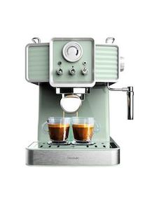 Cecotec Cafetera Express Power Espresso 20 Tradizionale Light Green. 1350 W, Espresso y Cappucicno, 20 Bares, 1,5 L