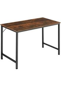 TecTake Scrivania Jenkins - industriale scuro, 120 cm - 404461