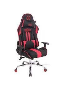 CLP Sedia Ufficio Massaggiante Limit XM In Tessuto nero/rosso