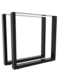 CLP 2x gambe del tavolo Velden 40 cm nero