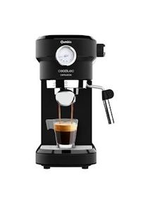 Cecotec Cafelizzia 790 Black Pro - Cafetera para Espressos y Cappuccino con Manometro, 1350 W,