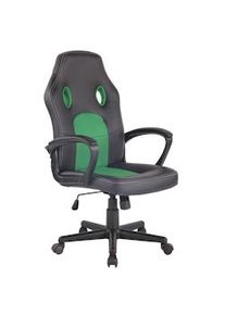 CLP Sedia Gaming Elbing In Similpelle schwarz/grün