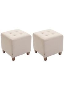 CLP Set di 2 sgabelli Pharaoh crema