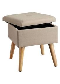 TecTake Sgabello Elva - sabbia - 403978