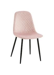 CLP Sedia Giverny velluto rosa