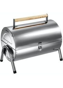 TecTake Grill BBQ in acciaio inox - argento - 402328