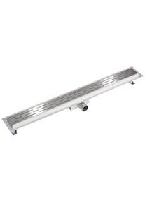 TecTake Desagüe de acero inoxidable - 80 cm - 401273