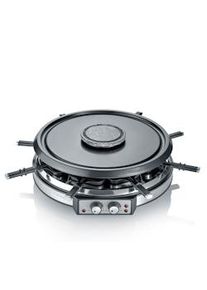 Severin RG 2348 parrilla de interior 8 personas(s) 1900 W Negro, Acero inoxidable