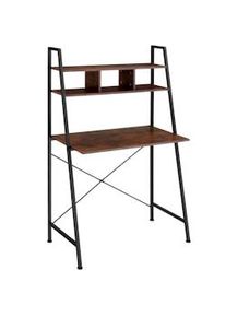 TecTake Scrivania Exeter 85,5x46,5x140cm - industriale scuro - 404700