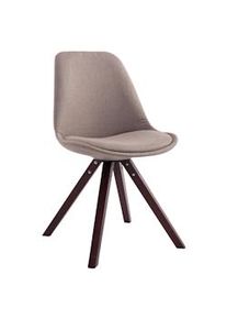 CLP Sedia Toulouse Square in tessuto taupe