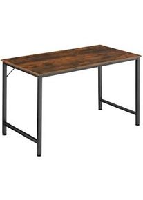TecTake Scrivania Jenkins - industriale scuro, 140 cm - 404463