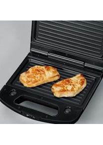 Severin SA 2968 - Tostadora Multi - Sandwich 1000 W Acero inoxidable mate-negra
