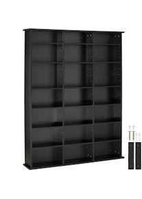 TecTake Estantería Stevie 105,5x19x136,5cm - negro - 403619