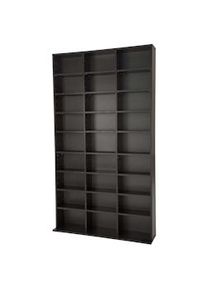 TecTake Estantería Christel 180x102x23,5cm - negro - 401704