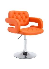 CLP Butaca Lounge Dublin en Cuero PU Naranja