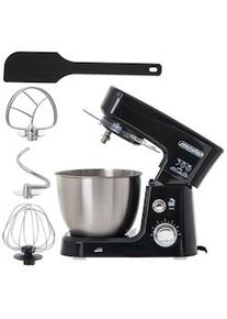 Mesko MS4217 Robot Batidora Amasadora Repostería, 3,5 Litros, 6 Velocidades, Movimiento Orbital, 3 Accesorios 1200W Negro