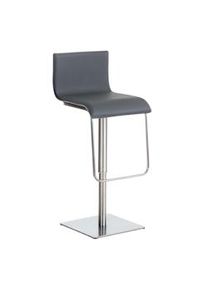 CLP Sgabello Limon in similpelle grigio