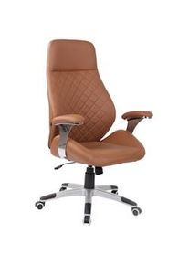 CLP Poltrona ufficio Layton marrone chiaro
